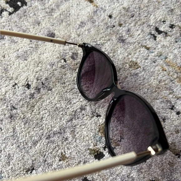 Y2K Balmain Black And Cream Sunglasses, BL2102 - Picture 6 of 11